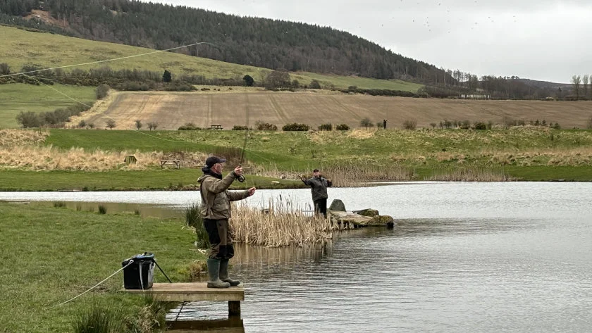 Codgers on Chatton Lake 26th March 2024