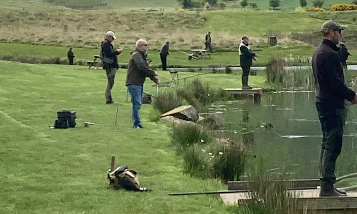 Anglers on Chatton Lake