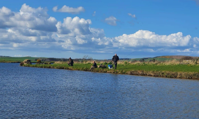 Late spring anglers at Chatton