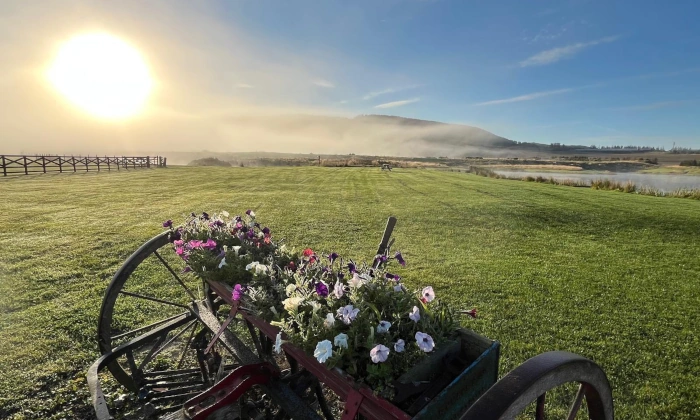Autumn sunrise at Chatton