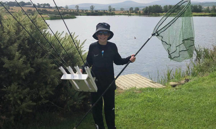 Young angler
