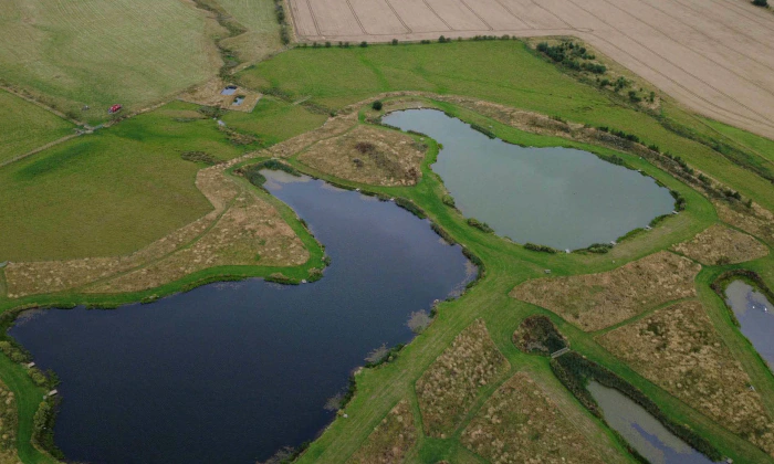 Dunnydeer and Ross Lakes aerial shot